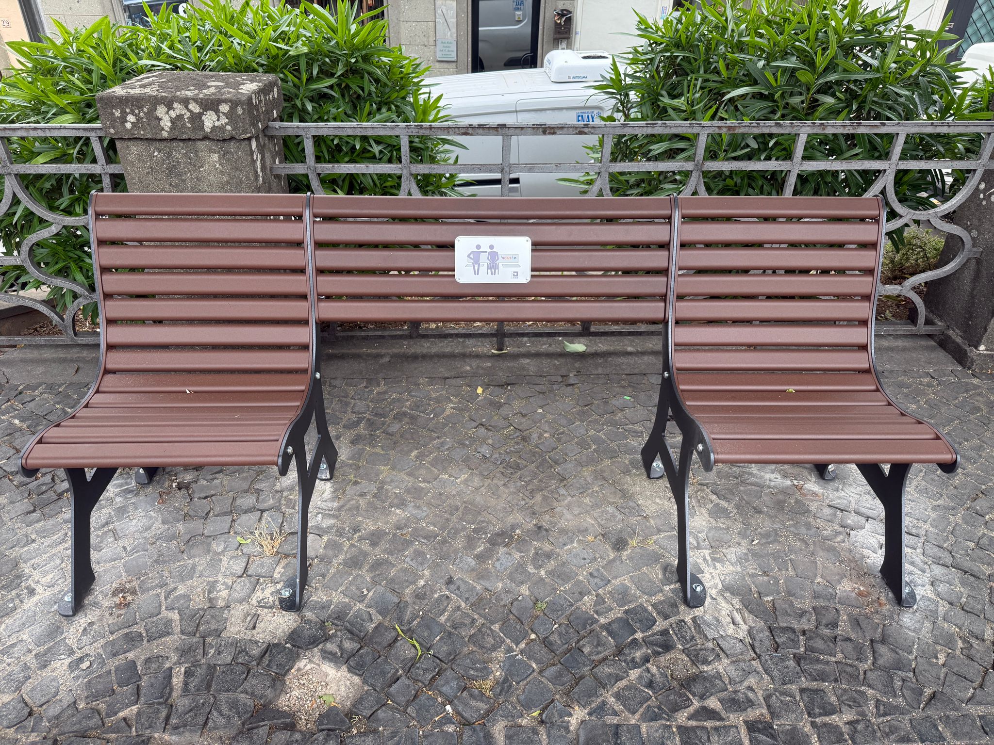 panchine inclusive Grottaferrata