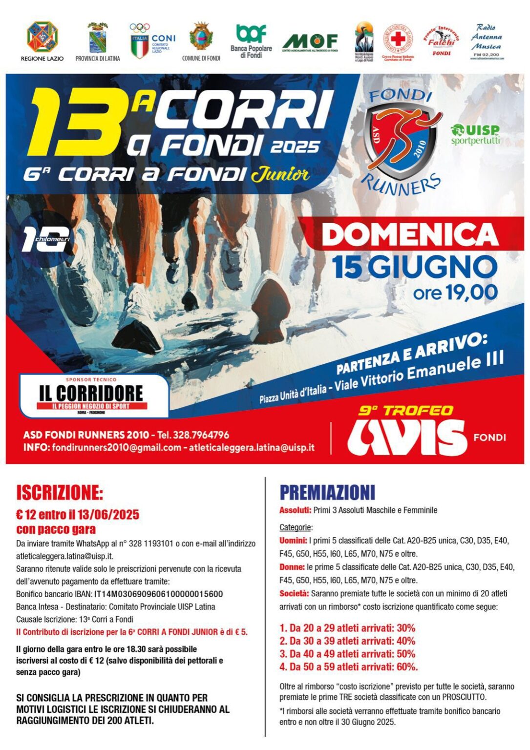 Corri a Fondi 2025